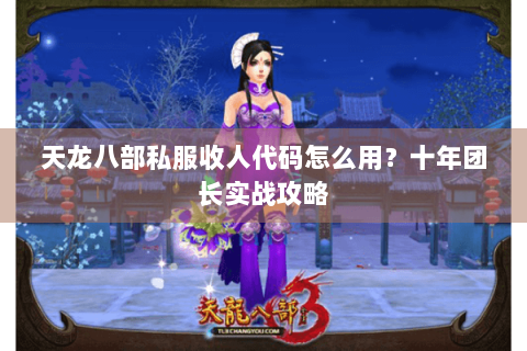 天龙八部私服收人代码怎么用?十年团长实战攻略 天龙八部私服收人代码怎么用?十年团长实战攻略