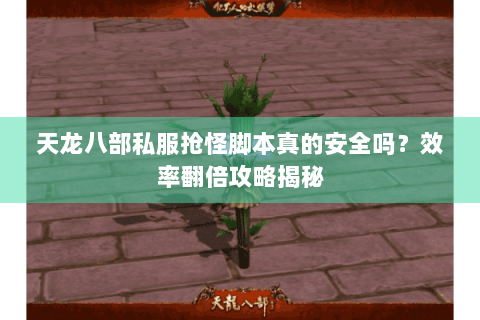 天龙八部私服抢怪脚本真的安全吗?效率翻倍攻略揭秘 天龙八部私服抢怪脚本真的安全吗?效率翻倍攻略揭秘
