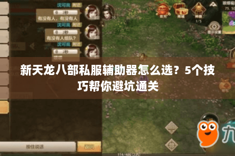 新天龙八部私服辅助器怎么选?5个技巧帮你避坑通关 新天龙八部私服辅助器怎么选?5个技巧帮你避坑通关