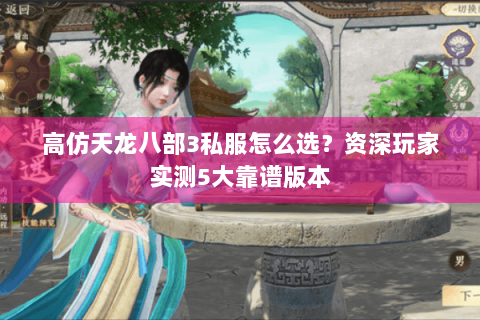 高仿天龙八部3私服怎么选？资深玩家实测5大靠谱版本