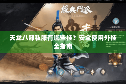 天龙八部私服有哪些挂？安全使用外挂全指南