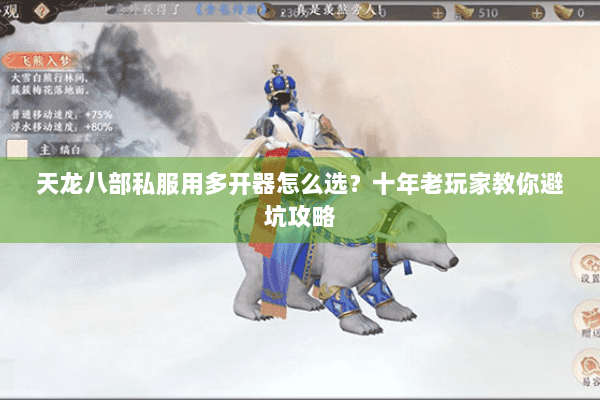 天龙八部私服用多开器怎么选?十年老玩家教你避坑攻略 天龙八部私服用多开器怎么选?十年老玩家教你避坑攻略