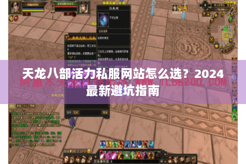 天龙八部活力私服网站怎么选?2024最新避坑指南 天龙八部活力私服网站怎么选?2024最新避坑指南