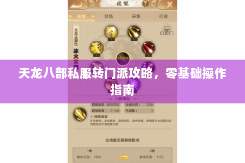 天龙八部私服转门派攻略，零基础操作指南