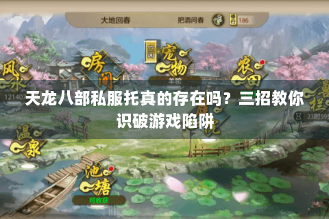 天龙八部私服托真的存在吗？三招教你识破游戏陷阱