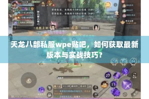 天龙八部私服wpe贴吧，如何获取最新版本与实战技巧？