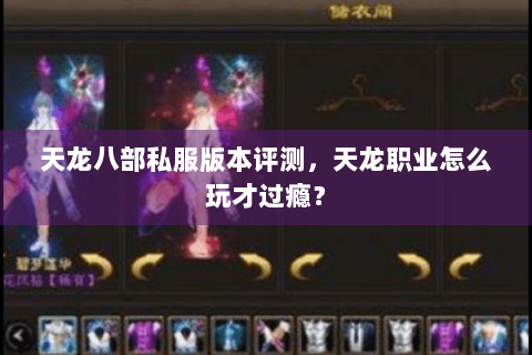 天龙八部私服版本评测,天龙职业怎么玩才过瘾? 天龙八部私服版本评测,天龙职业怎么玩才过瘾?