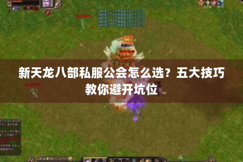 新天龙八部私服公会怎么选?五大技巧教你避开坑位 新天龙八部私服公会怎么选?五大技巧教你避开坑位