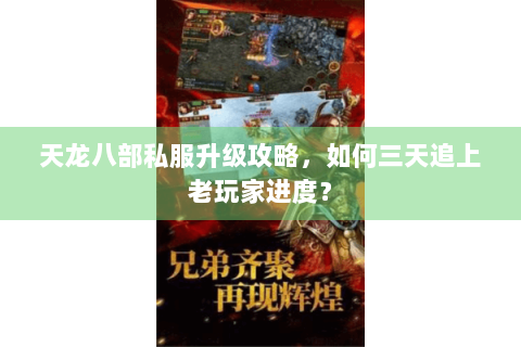 天龙八部私服升级攻略,如何三天追上老玩家进度? 天龙八部私服升级攻略,如何三天追上老玩家进度?