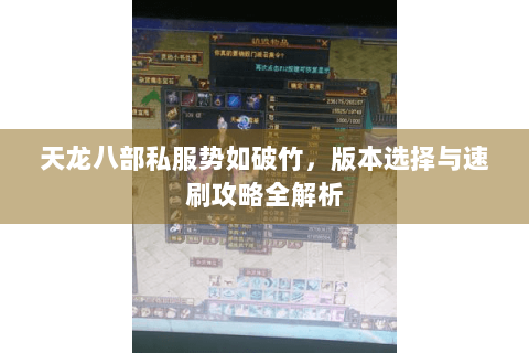 天龙八部私服势如破竹,版本选择与速刷攻略全解析 天龙八部私服势如破竹,版本选择与速刷攻略全解析