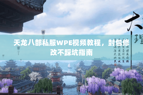 天龙八部私服WPE视频教程，封包修改不踩坑指南