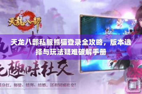 天龙八部私服熊猫登录全攻略，版本选择与玩法疑难破解手册