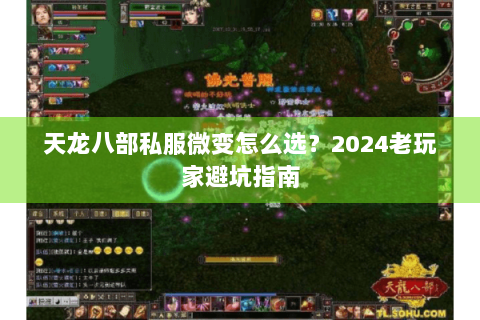天龙八部私服微变怎么选？2024老玩家避坑指南