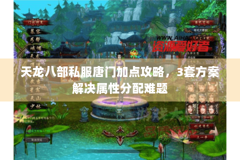 天龙八部私服唐门加点攻略,3套方案解决属性分配难题 天龙八部私服唐门加点攻略,3套方案解决属性分配难题