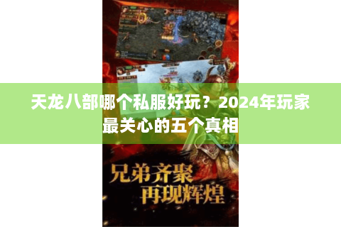 天龙八部哪个私服好玩?2024年玩家最关心的五个真相 天龙八部哪个私服好玩?2024年玩家最关心的五个真相