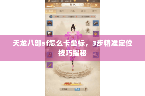 天龙八部sf怎么卡坐标，3步精准定位技巧揭秘