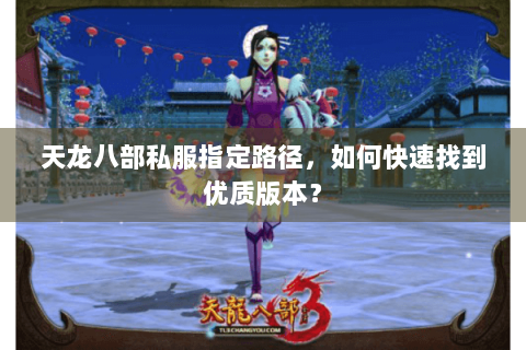 天龙八部私服指定路径，如何快速找到优质版本？