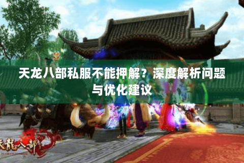 天龙八部私服不能押解？深度解析问题与优化建议